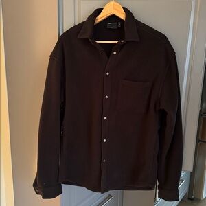 ASOS Men's Black Casual Button Down Shirt